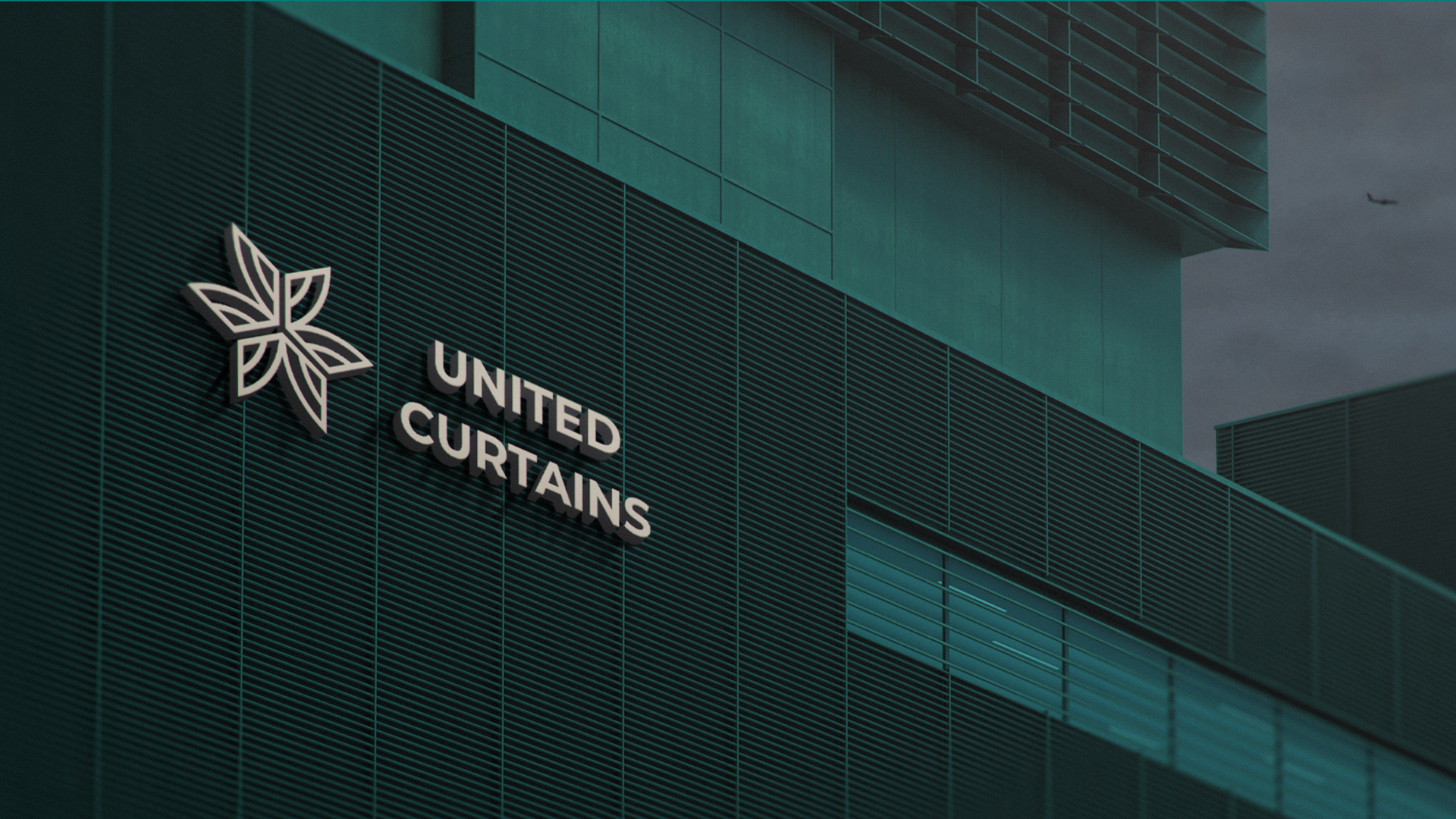 Factory exterior logo mockup design by Jasif Designs in Riyadh KSA and UAE, showcasing professional branding identity.